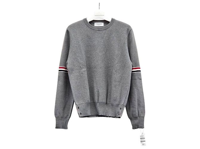 Thom Browne Milano-Struktur Strick mit Streifen