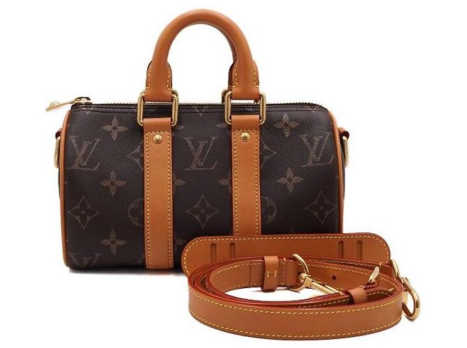 Louis Vuitton Keepall Bandoulière em couro de vitelo Monogram Soft Multicor