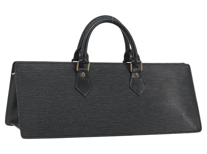 Sac à main LOUIS VUITTON Epi Sac tri-angle Black M52092 LV Auth ep15528 Noir