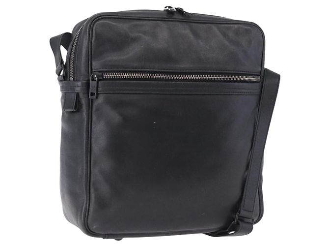 LOUIS VUITTON Monogram Diffir Clarkson Leather Black M92402 LV Auth ka5414 Noir