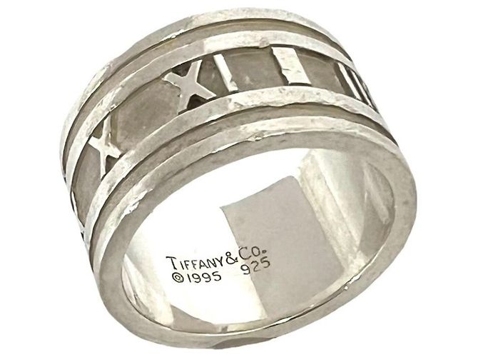 Tiffany & Co Tiffany Vintage Atlas breiter Ring Silber