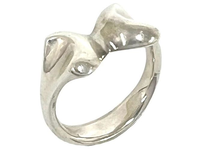 Tiffany & Co Tiffany Vintage Ribbon Band Ring Silber