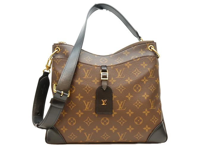 Bolso de Hombro Louis Vuitton Monogram Odeon NM Castaño