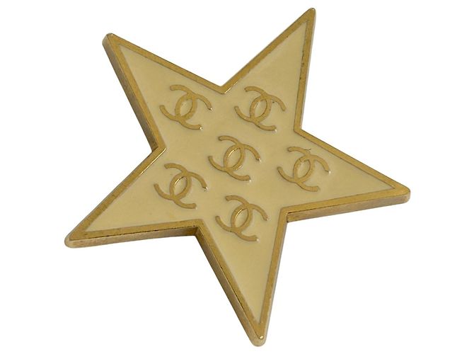 Spilla Chanel Coco Mark Star D'oro 