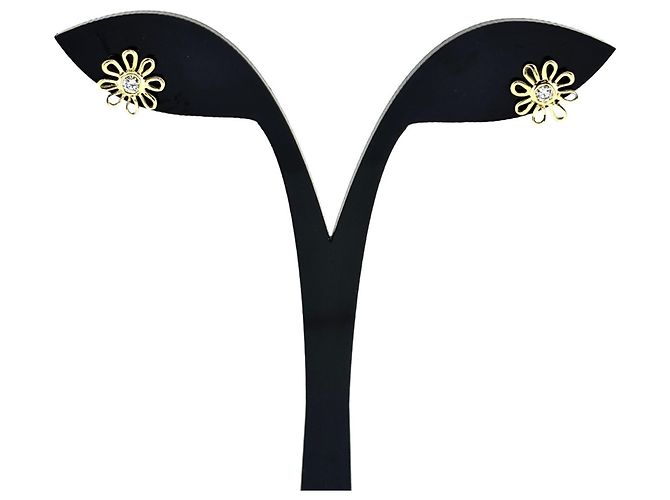 Pendientes de botón Daisy de Tiffany & Co. en oro amarillo de 18K