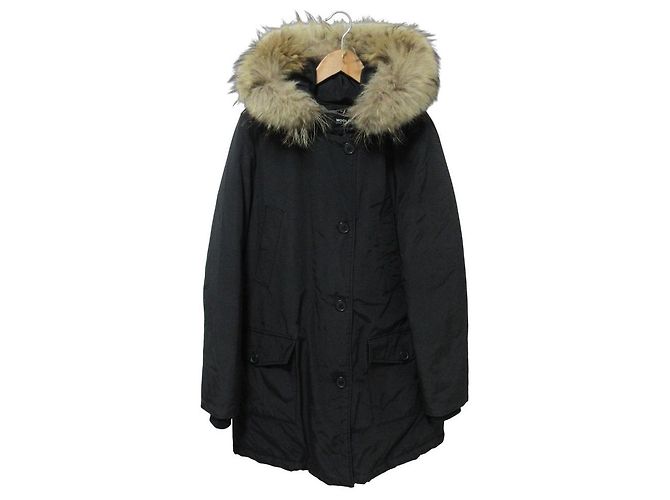 Autre Marque Woolrich RAMAR CLOTH Down Coat Black