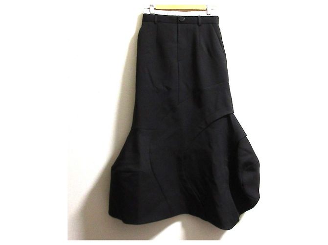 Autre Marque Gonna lunga ENFOLD Wave Nero