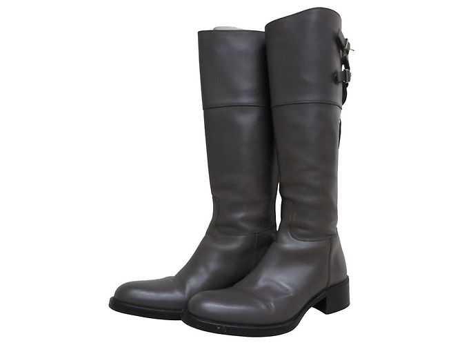 Autre Marque Botas de couro Sartore Marrom