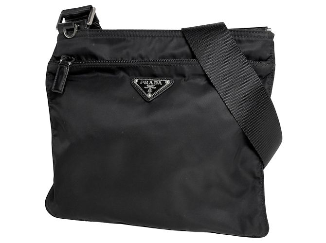 Prada Black Nylon Shoulder Bag