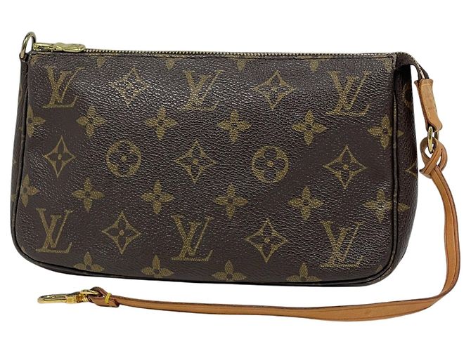 Louis Vuitton Monogram Pochette Accessoires Castaño
