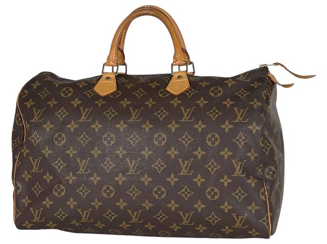Louis Vuitton Speedy 40 Handtasche Braun Monogramm