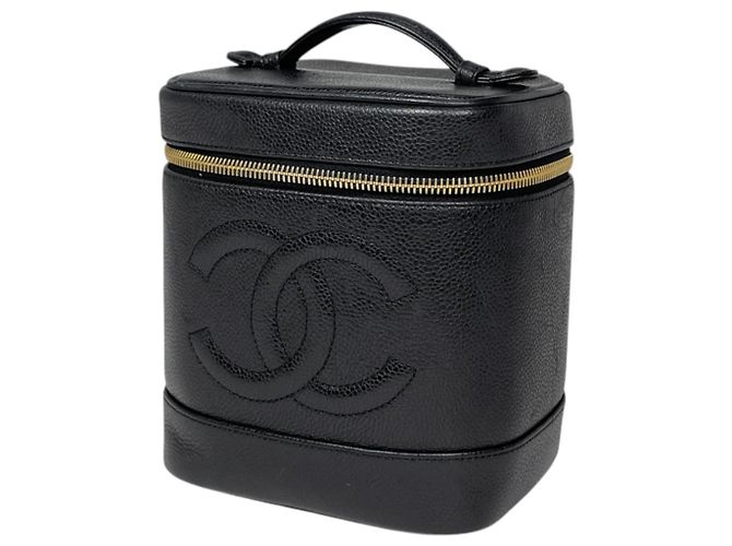 Borsa Vanity Chanel Coco Mark Nero 