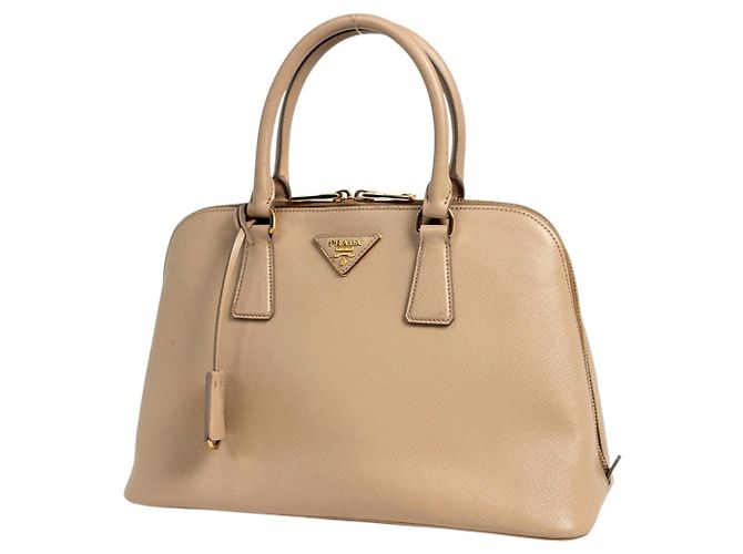 Prada Handtasche Beige Saffiano