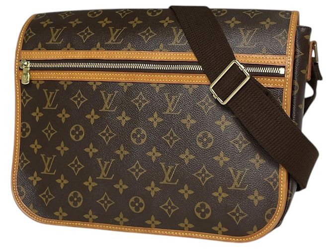 Bolso de Hombro Louis Vuitton Messenger GM Bosphore Castaño Monograma