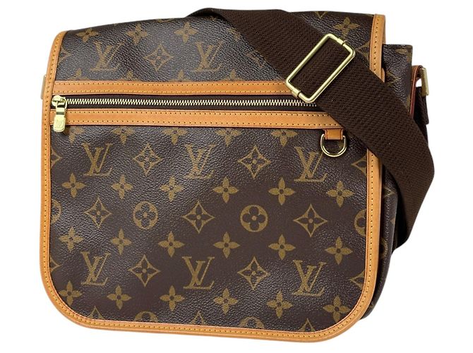 Bolso de Hombro Louis Vuitton Messenger PM Bosphore Castaño