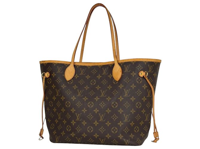 Sac cabas Louis Vuitton Neverfull MM en toile Monogram marron