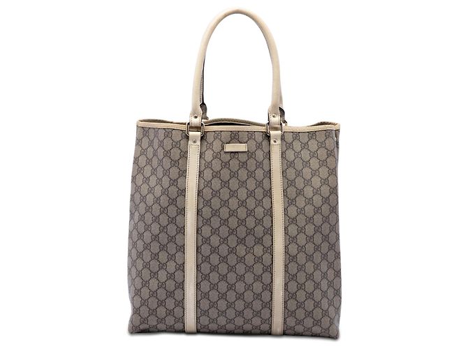 Tote verticale Gucci Beige GG Supreme Joy