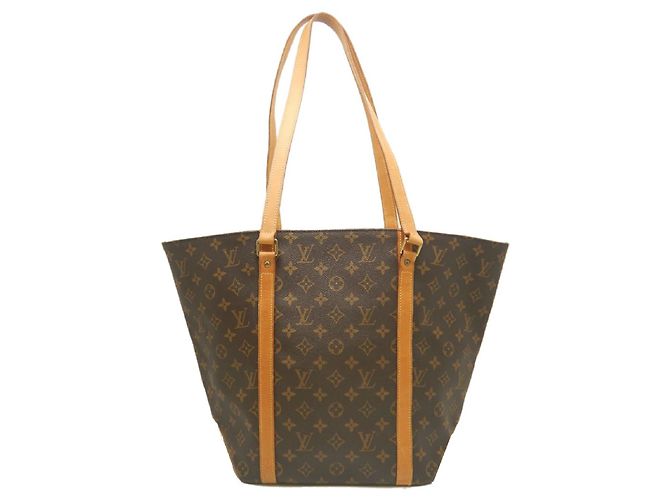 Bolso de Compras Louis Vuitton Marrón Monogram Castaño