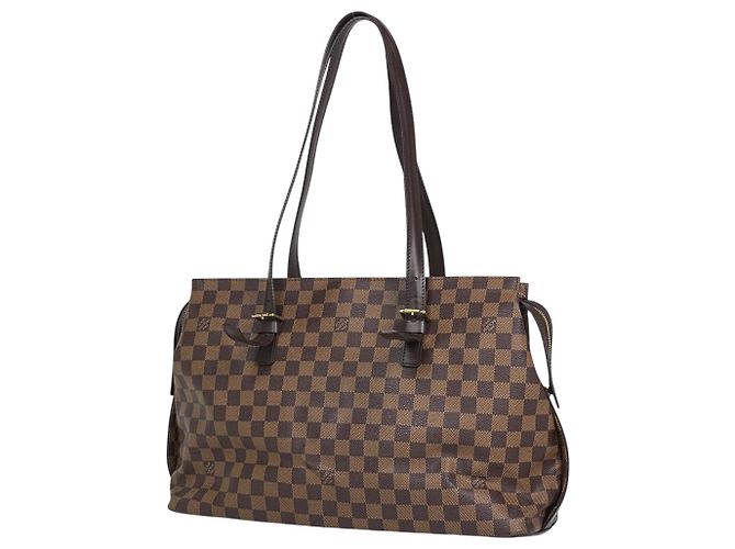 Borsa Tote Louis Vuitton Chelsea Marrone
