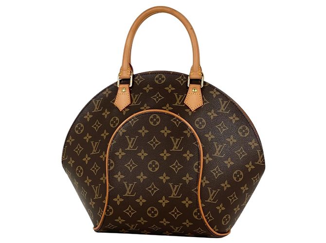 Sac à main Louis Vuitton Ellipse MM Marron