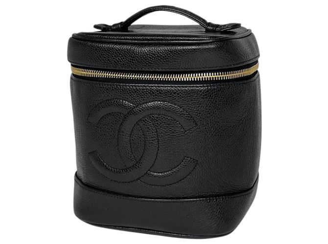 Bolso Vanity Chanel Coco Mark Negro 