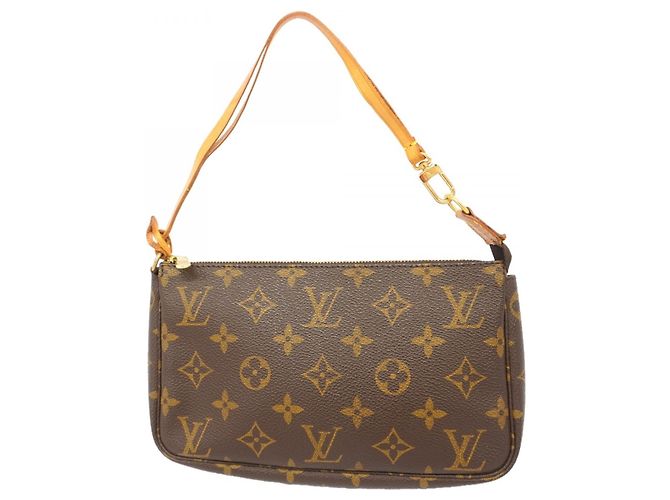 Borsa Pochette Accessoires Monogram Louis Vuitton Marrone