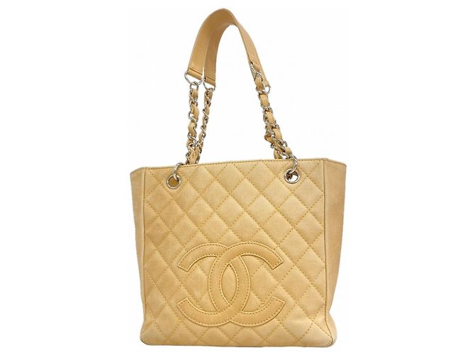 Bolsa Tote Chanel Matelassé Chain Bege