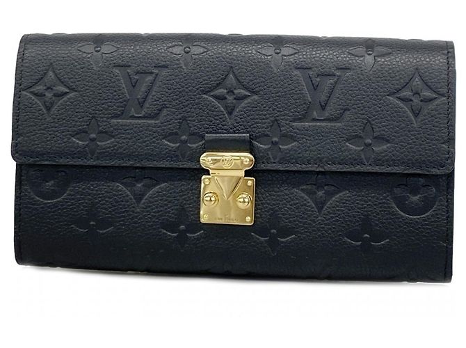 Cartera larga Salametis Monogram Empreinte Louis Vuitton Negro