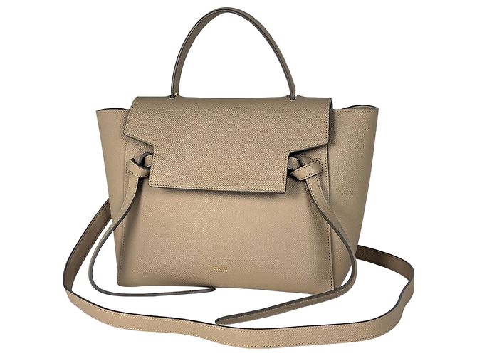 Céline Sac à main 2-Way Micro Belt Bag Celine Beige