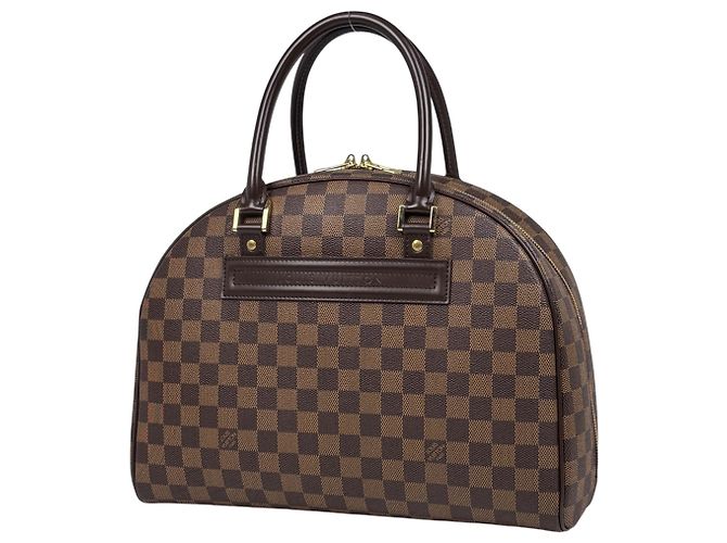 Bolsa Boston Nolita Louis Vuitton Marrom Damier ebene