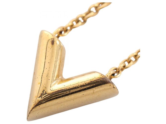 Collar Essential V Louis Vuitton Dorado