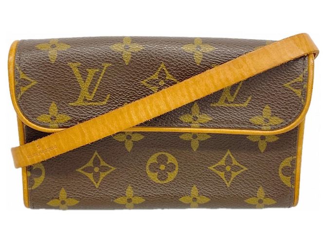 Pochete Louis Vuitton Monogram Pochette Florentine Marrom