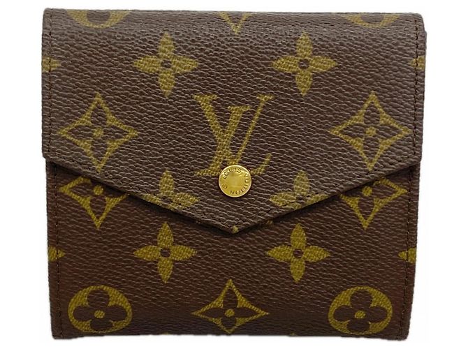 Louis Vuitton Brauner Tri-fold Wallet