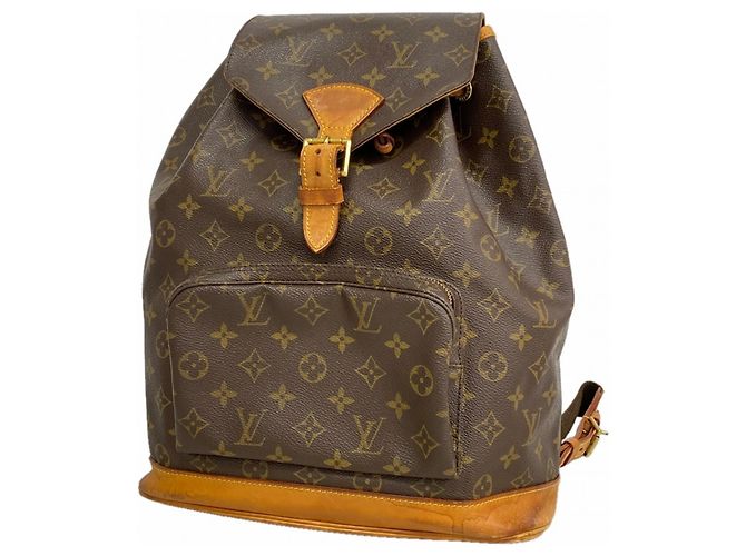 Louis Vuitton Monogram Montsouris GM Rucksack Braun