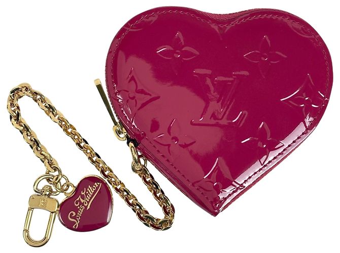Monedero Monogram Vernis Louis Vuitton Rosa