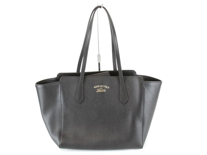 Borsa Tote Gucci in pelle nera Nero