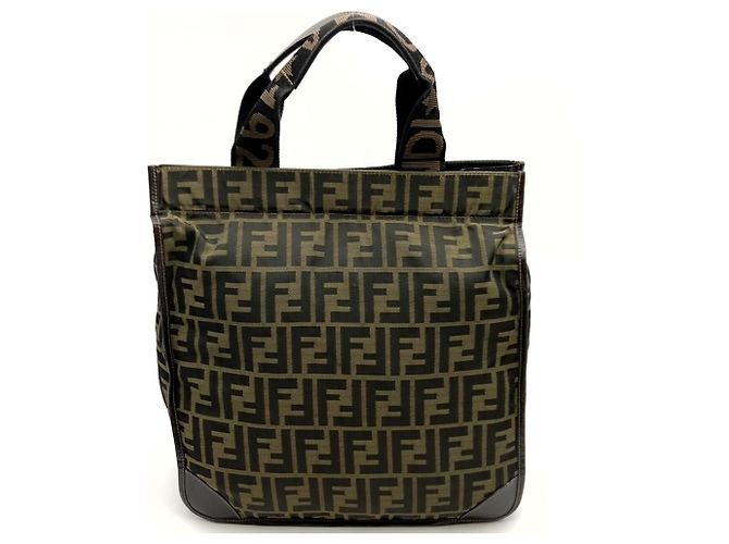 Borsa Tote Fendi Zucca Marrone