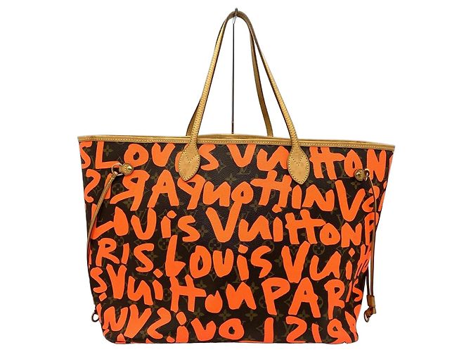 Louis Vuitton Neverfull GM Tote Bag Orange Monogram