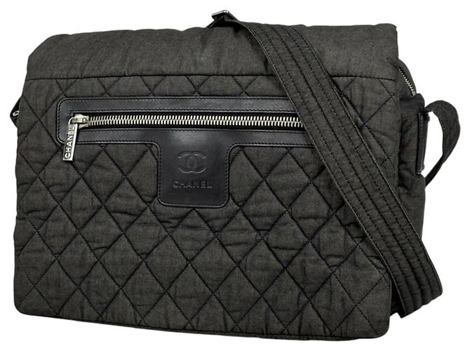Chanel Coco Cocoon Messenger Bag Anthrazitgrau