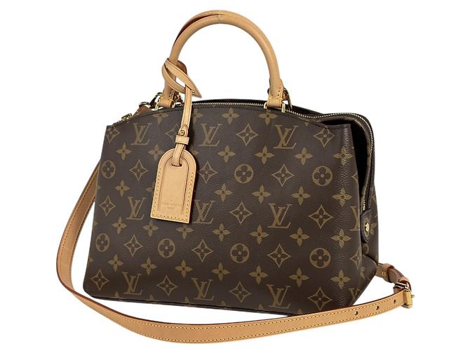 Sac à main Louis Vuitton Petit Palais PM Marron