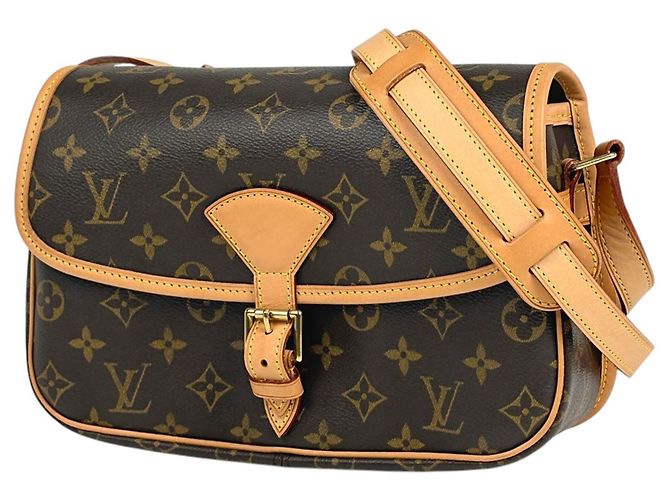 Sac à l'épaule Louis Vuitton Sologne Marron