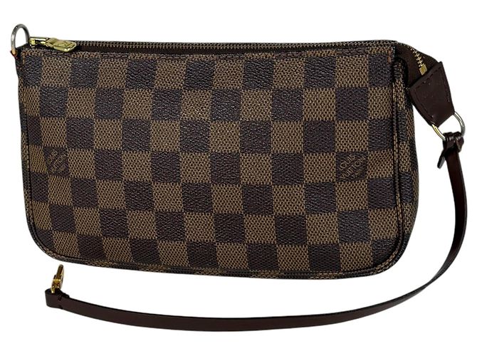 Pochette Louis Vuitton Pochette Accessoires Marrone