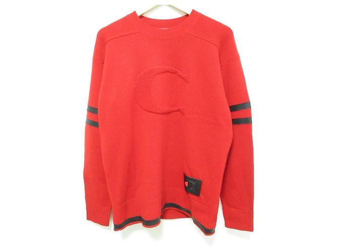 Strickpullover Coach Champion Kollaboration Rot