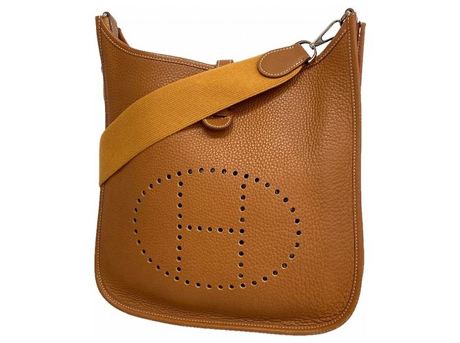 Hermès Bolsa de ombro Hermes Evelyne 1 PM Dourado