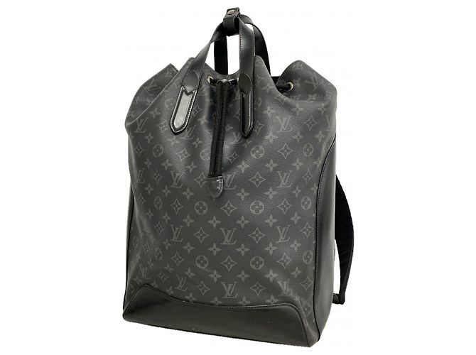 Louis Vuitton Monogram Eclipse Explorer Backpack Black