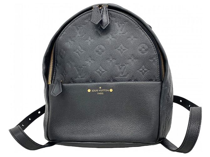 Louis Vuitton Monogram Empreinte Sorbonne Backpack Black