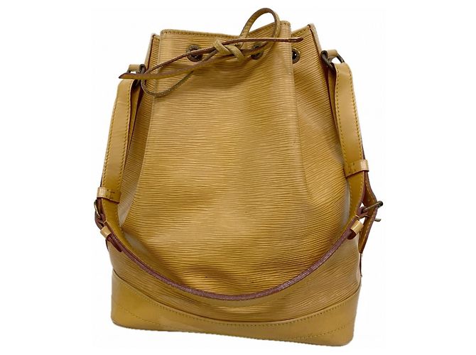 Borsa a Spalla Louis Vuitton Epi Noe Beige