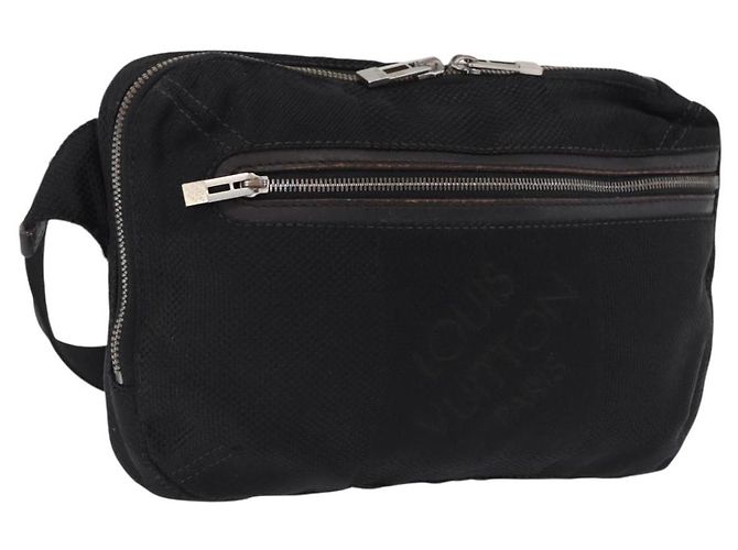 LOUIS VUITTON Damier Geant Arche Body Bag Noir M93021 LV Auth 190996