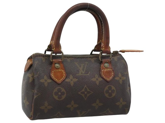 LOUIS VUITTON Sac à main Monogram Mini Speedy M41534 LV Auth 193865 Monogramme