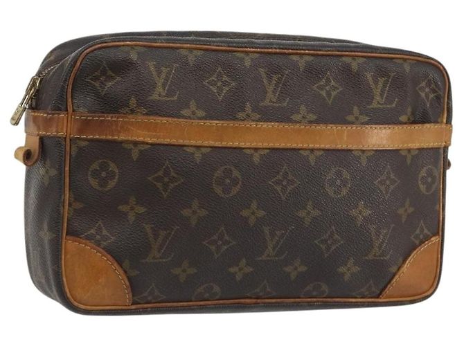 LOUIS VUITTON Monogram Compiegne 28 Clutch Bag M51845 LV Auth hk3965 Monograma